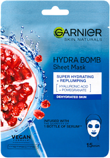 superhydratační textilní maska s granátovým jablkem GARNIER SKIN NATURALS