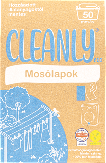 Mosószer lap illatanyag mentes CLEANLY eco
