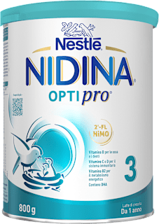 Latte di crescita in polvere 3 Nestlé Nidina