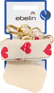 Handykette mit Herzen, beige ebelin
