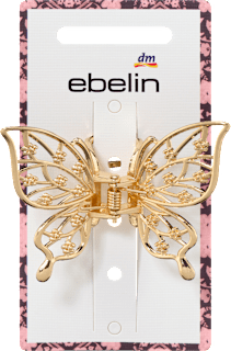 Haarklammer Schmetterling, Gold-Optik ebelin