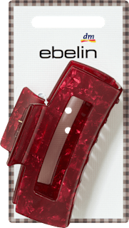 Haarklammer mit Cut-Out, rot ebelin