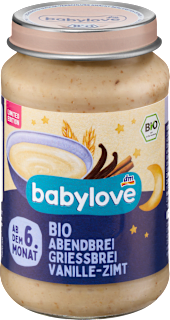Abendbrei Grieß Vanille-Zimt ab dem 6. Monat babylove