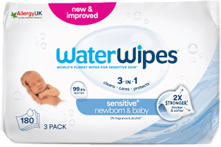 Vlažne maramice za bebe – 99 % voda, 3 x 60 kom. WaterWipes