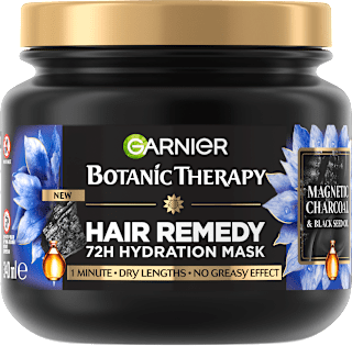 MAGNETIC CHARCOAL & BLACK SEED OIL maska za suvu kosu GARNIER BOTANIC THERAPY
