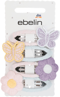 Haarklemmen kids Blume und Schmetterling ebelin