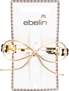 Haarspange Schleife gold ebelin