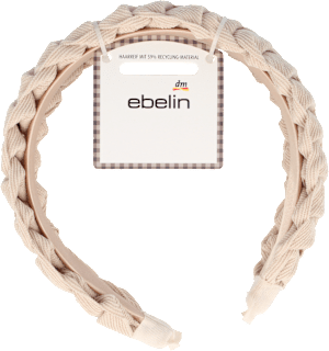 Haarreif geflochten beige ebelin