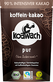 Getränkepulver, pur mit Kakao & Guarana koawach