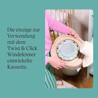 Nachfüllkassetten für Windeleimer Twist & Click und Sangenic Tec Tommee Tippee