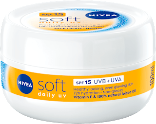 Osviežujúci denný hydratačný krém soft daily UV SPF 15 NIVEA