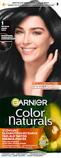 barva na vlasy 1 ultra černá GARNIER Color naturals