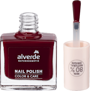 Nagellack Color & Care 300 Red Temptation alverde NATURKOSMETIK