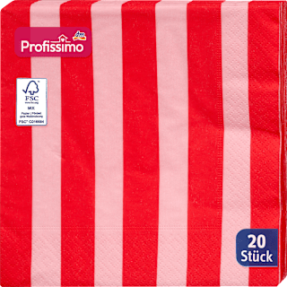 Servietten "Stripes" (33x33 cm) Profissimo