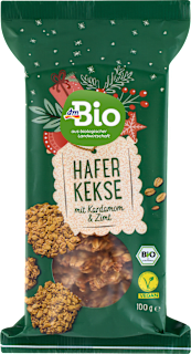 Biscotti d'avena Bio con cannella e cardamomo dmBio