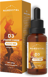 D3 vitamin csepp 4000NE 240adag NORDVITAL