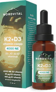 K2+D3 vitamin csepp NORDVITAL