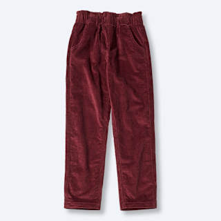 Cordhose mit Paperbag-Bund, rot, Gr. 116 ALANA