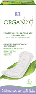 Salvaslip stesi in contone bio ORGANYC