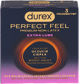 Kondómy Perfect Feel Extra Lube durex