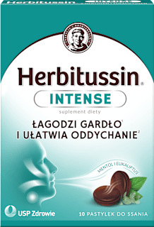 Pastylki do ssania Intense Herbitussin