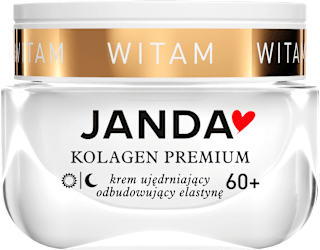 Multiujędrniający krem na dzień dobry i dobranoc 60+ Kolagen Premium JANDA