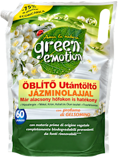 Öblítő jázminolajjal utántöltő tasakban Green emotion