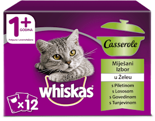 Miješani izbor u želeu Casserole whiskas