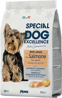 Cibo secco per cani adulti di taglia mini con salmone SPECIAL DOG EXCELLENCE
