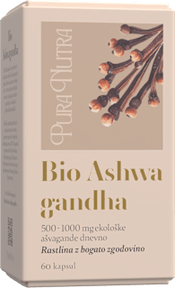 Prehransko dopolnilo Bio Ashwagandha PURA NUTRA
