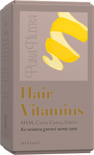 Prehransko dopolnilo Hair Vitamins PURA NUTRA