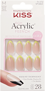 Umetni nohti Salon Acrylic French Color KISS
