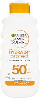 Hydra 24H Protect mlijeko za zaštitu od sunca, SPF 50+ GARNIER AMBRE SOLAIRE