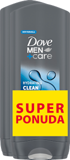 Gel za tuširanje Clean Comfort, 2 x 400 ml Dove MEN+CARE