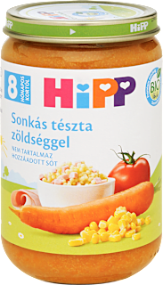 Bio junior menü sonkás tészta zöldségekkel 8 hónapos kortól HiPP