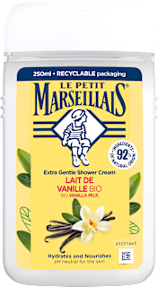 krémový sprchový gel BIO vanilkové mléko LE PETIT MARSEILLAIS