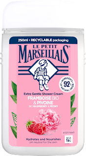 sprchový gel bio malina & pivoňka LE PETIT MARSEILLAIS