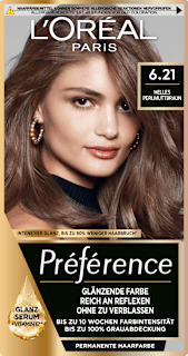 Haarfarbe 6.21 Helles Perlmuttbraun L'ORÉAL PARiS PRÉFÉRENCE