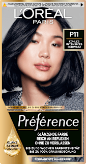 Haarfarbe P11 Kühles Intensives Schwarz L'ORÉAL PARiS PRÉFÉRENCE