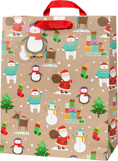 Geschenktasche Pinguin, maxi hoch Profissimo