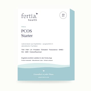 PCOS Starter – Bluttest mit Laboranalyse für Zuhause fertia health