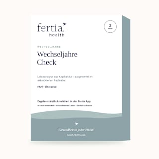 Wechseljahre Check– Bluttest mit Laboranalyse für Zuhause fertia health