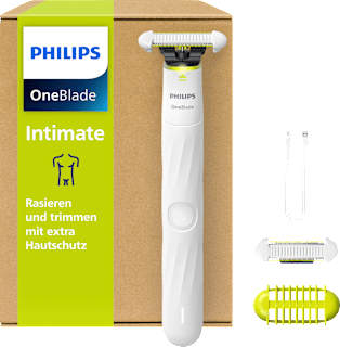 Elektrischer Rasierer, OneBlade Intimate Men QP1930/20 PHILIPS OneBlade