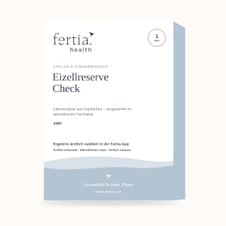 Eizellreserve Check– Bluttest mit Laboranalyse für Zuhause fertia health