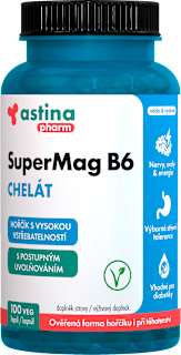 SuperMag B6 chelát astina pharm