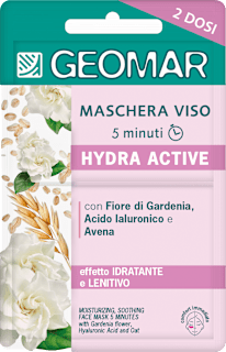 Maschera viso 5 minuti idratante anti-stress GEOMAR