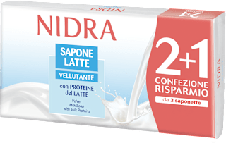 Sapone solido idratante con proteine del latte NIDRA