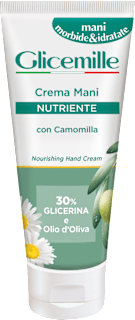 Crema mani nutriente con camomilla bio Glicemille