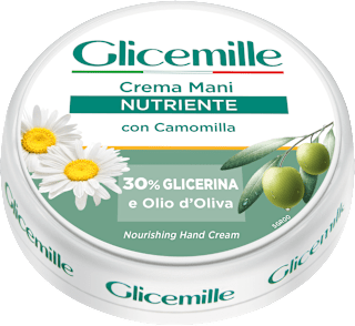 Crema mani nutriente con camomilla bio e glicerina Glicemille