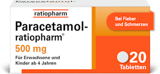 Paracetamol-ratiopharm 500 mg Paracetamol Tabletten ratiopharm